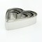 Kitcheniva 5-Piece Stainless Steel Heart Shaped Cookie Cutter
